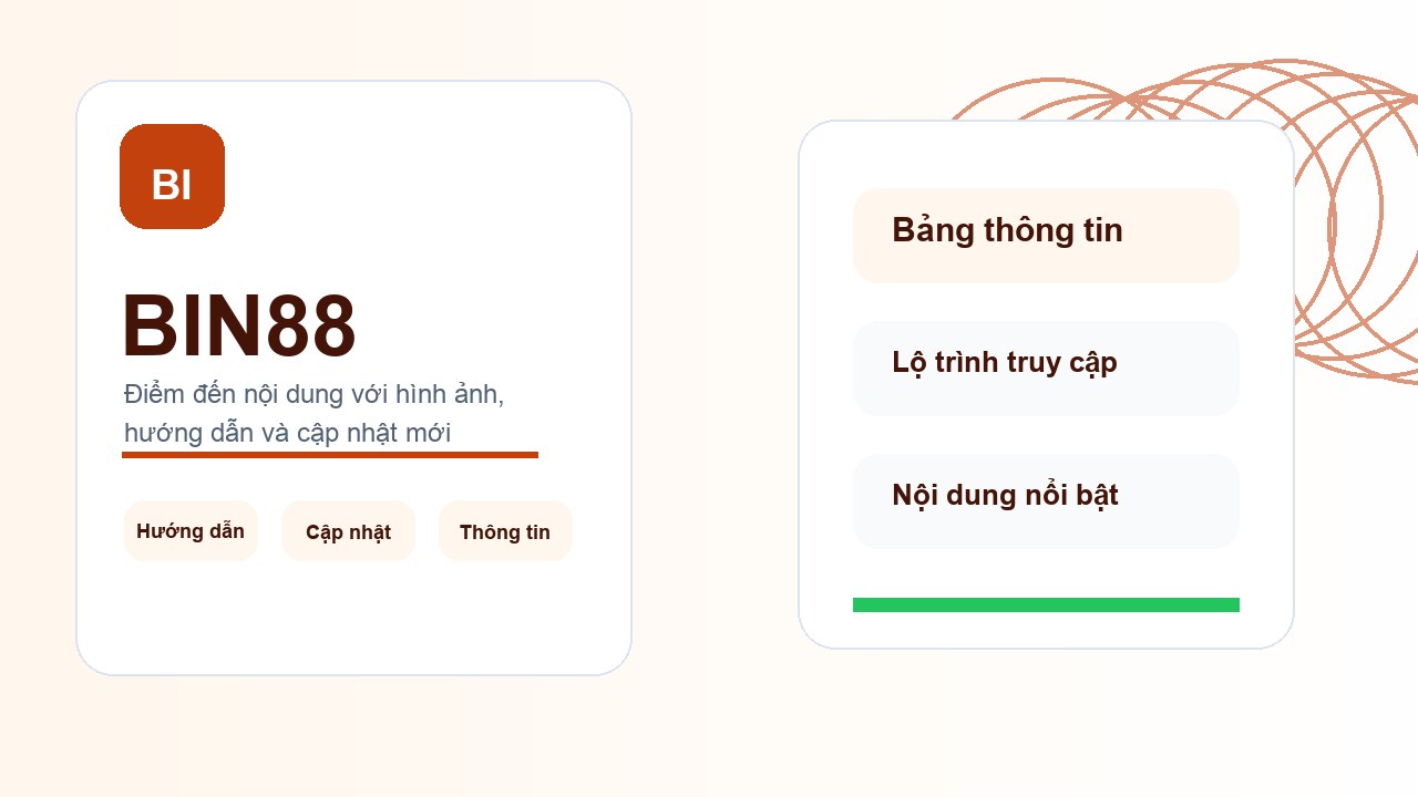 BIN88 hình ảnh thương hiệu